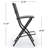 Modern Bar Stool Outdoor Patio Bar Stools, Foldable And Comfortable, Ideal For Relaxing And Entertaining In The Open Air.