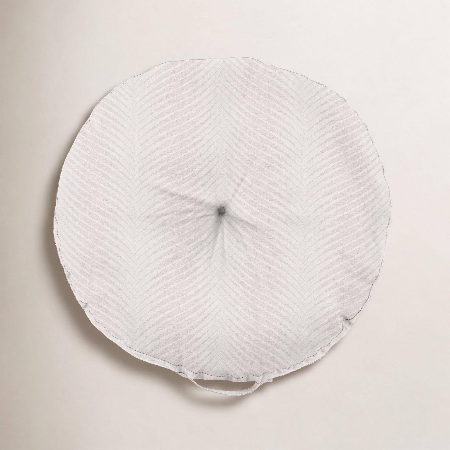 Antonia 24" x 24" Sunbrella® Throw Pillow, Beige