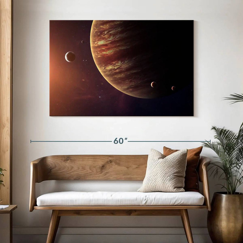 Oberle Jupiter From Space, 32" H x 48" W