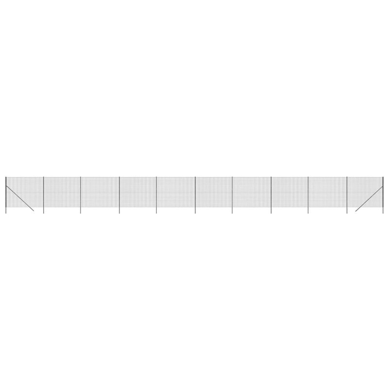 Lucca Anthracite Metal Fence Panels, 180cm H x 2500cm W, 13