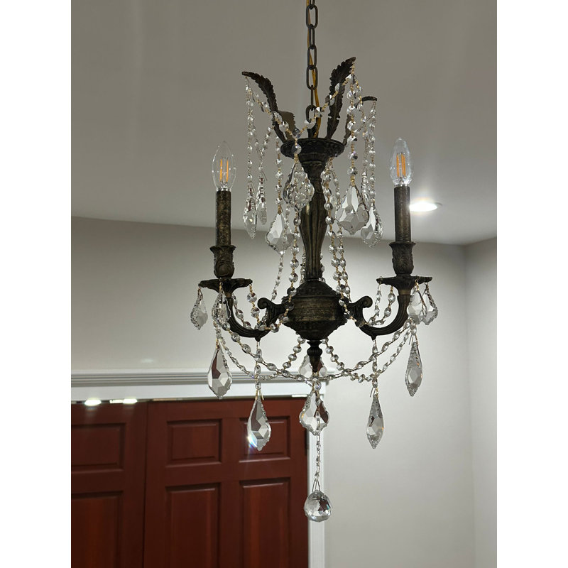 Toller 3 - Light Dimmable Chandelier, Bronze