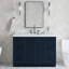 ARIEL Kelly 49 Single Sink Bathroom Vanity with Italian Carrara Marble Top-100472432-123913870