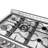 Cosmo 36 in. Nebula Collection 4.4 cu. ft. Gas Range, 5 Burners, Rapid Convection Oven, Cast Iron Grates in Stainless Steel