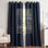 Loha GT Aaliyah Solid Color Semi-Sheer Grommet Curtain Panels