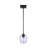 1 - Light Black Single Pendant