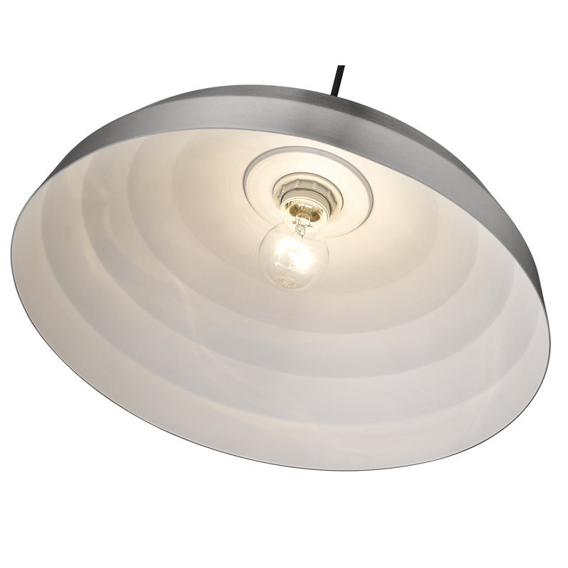 Riesel 1 - Light Dome Pendant, Satin Nickel