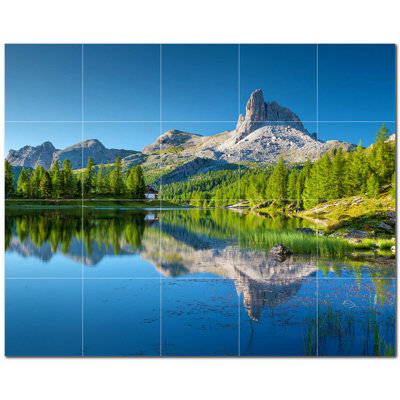 Panneau décoratif en céramique satinée 12 po x 12 po