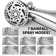 MultiFunctional 7-Spray One-Button Detachable Shower Head with Filter