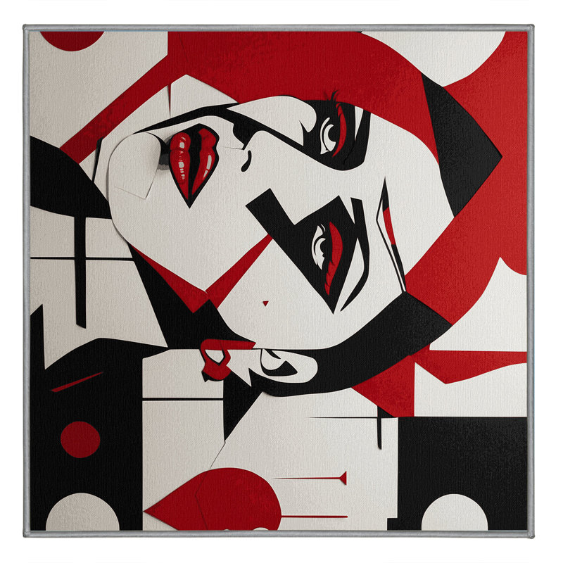 Tapis Crimson Wave, Carré 7 pi