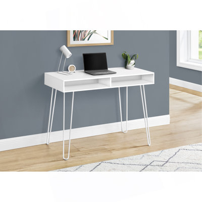 Computer Desk, Home Office, Laptop, Left, Right Set-Up, Storage Drawers, 40"L, Work, Contemporary, Modern