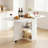 Folding Dining Table with Drawers and Cabinets-866305592
