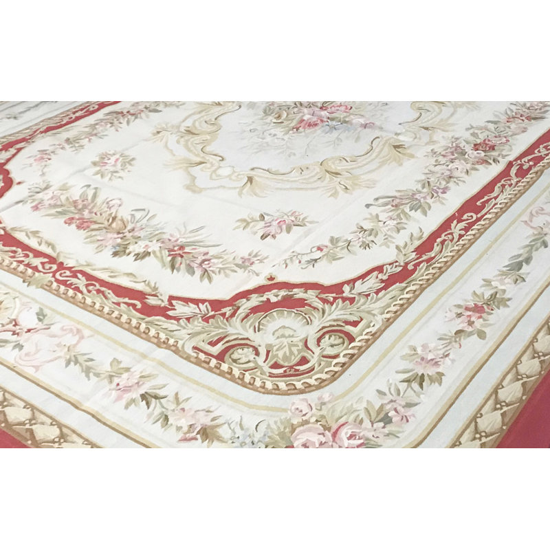Aubusson Renaissance Wool Oriental Area Rug