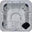 Spa carré en acrylique avec ozonateur Luxuria Spas 6 - 28 personnes-59405230-59405229