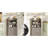 Small Bathroom Floor Cabinet With 2 Doors & Adjustable Shelf, Toilet Paper Storage, 7.1X14.6X32.7 In, Greige-348843231