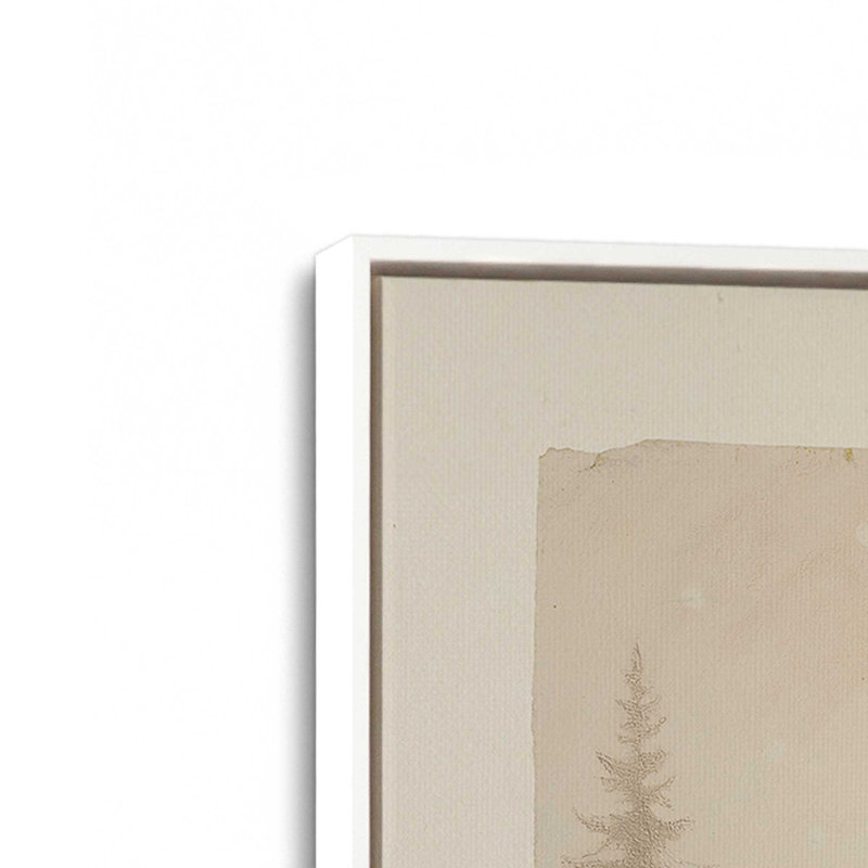 Impression sur toile Steam Over Snow, H 18,75 po x l 12,75 po, Blanc opaque