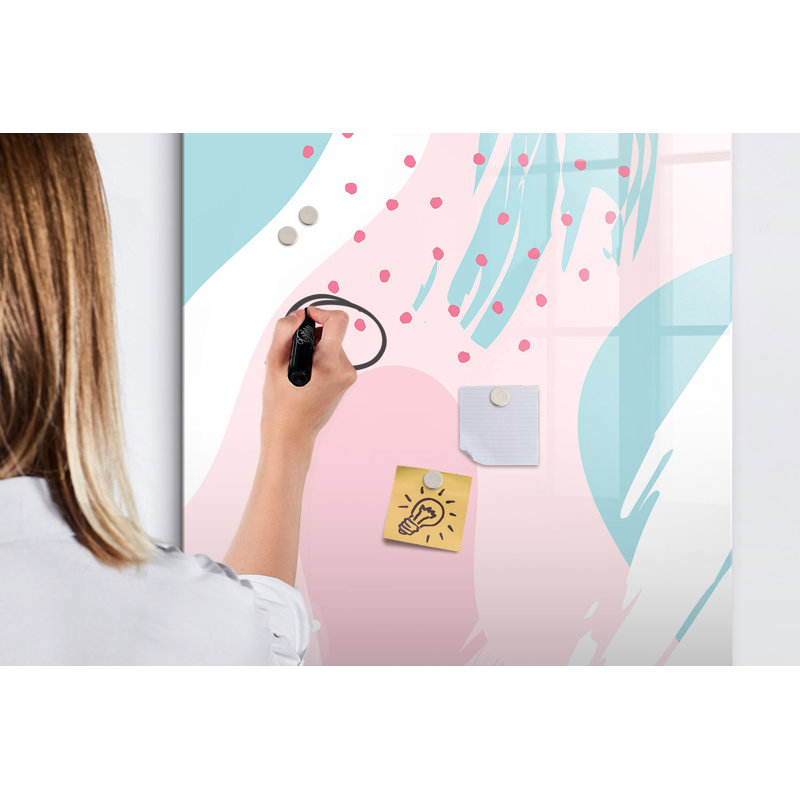 Magnetic Glass Photo Memo Board