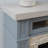 Faux Stone Electric Fire Place Mantel Blue-1052598459