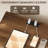 3-Drawer Nightstand with USB Hub, Fluted Design, Natural Oak Finish for Bedroom, Dorm, Apartment-5867934