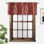 Kazim Floral Tailored 52" Window Valance in Teal-1684074364