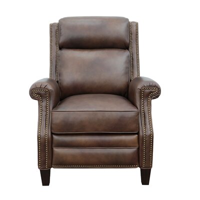 Clendon 34.5"" Wide Leather Power Wing Chair Recliner -  Birch Lane™, 9D6A2D6E808C448AA32844976AEF18C9