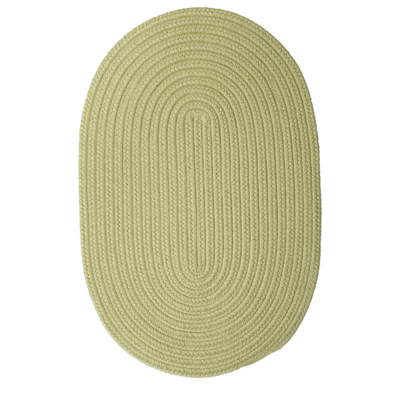 Tapis beige tressé Shepler, Ovale de 4 pi x 7 pi