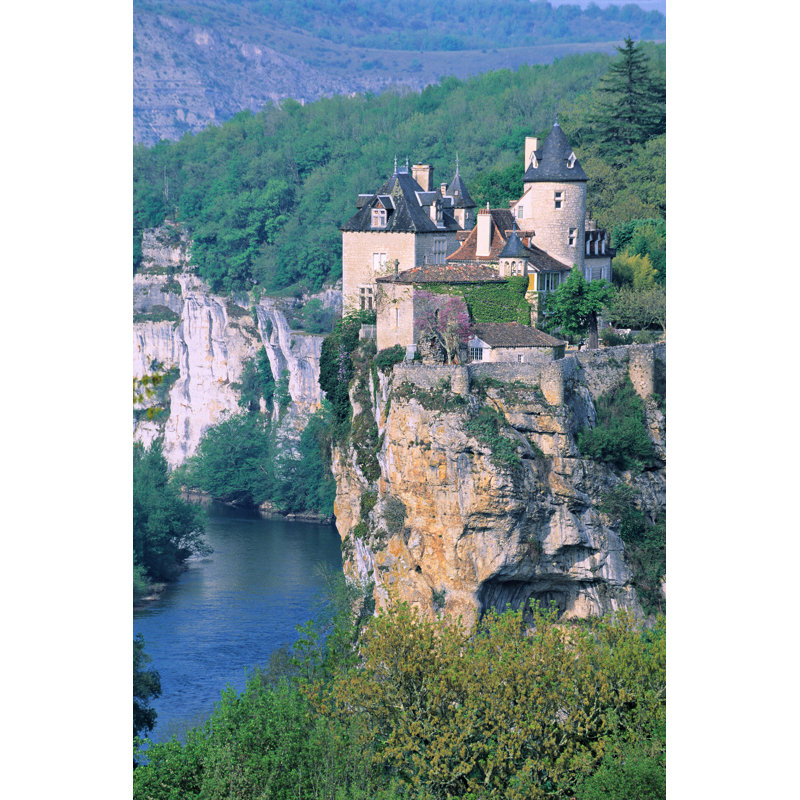 Castle of Belcastel by S. Greg Panosian, 12" H x 8" W