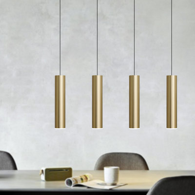 Luminaire suspendu pour îlot de cuisine 3 lumières Nevcivan