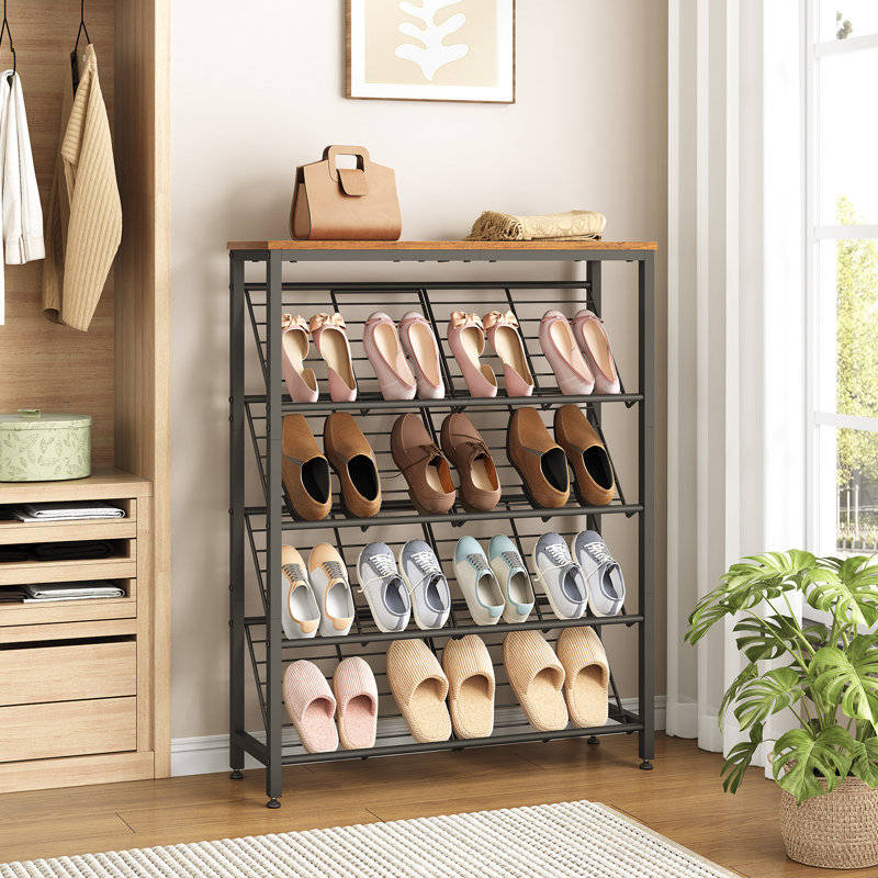 5 Tier 16 Pair Shoe Rack