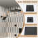 Rainfall Symphony 4-Funtion 12inch Dual Shower Head Shower System with Handheld and Body Jets