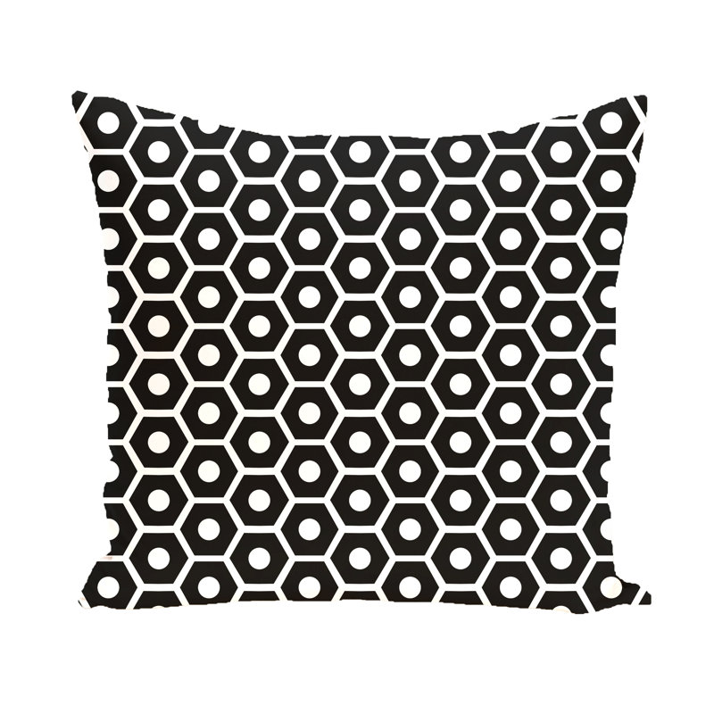 Géométrique Coussin, 16" H x 16" L x 2" D