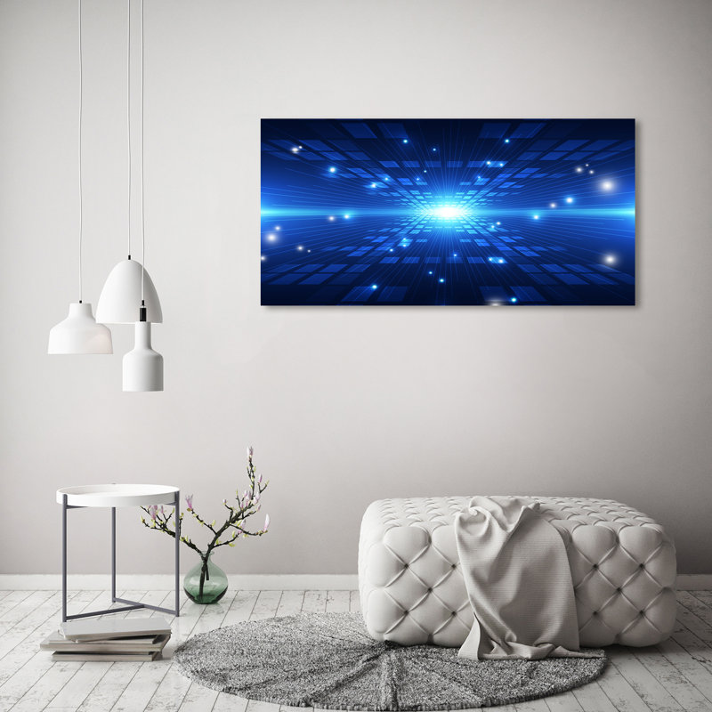 Three-Dimensional Background - Wrapped Canvas Print