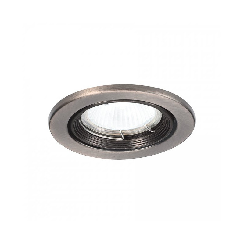 Mini garniture encastrée à basse tension 2,5 po, Nickel brossé