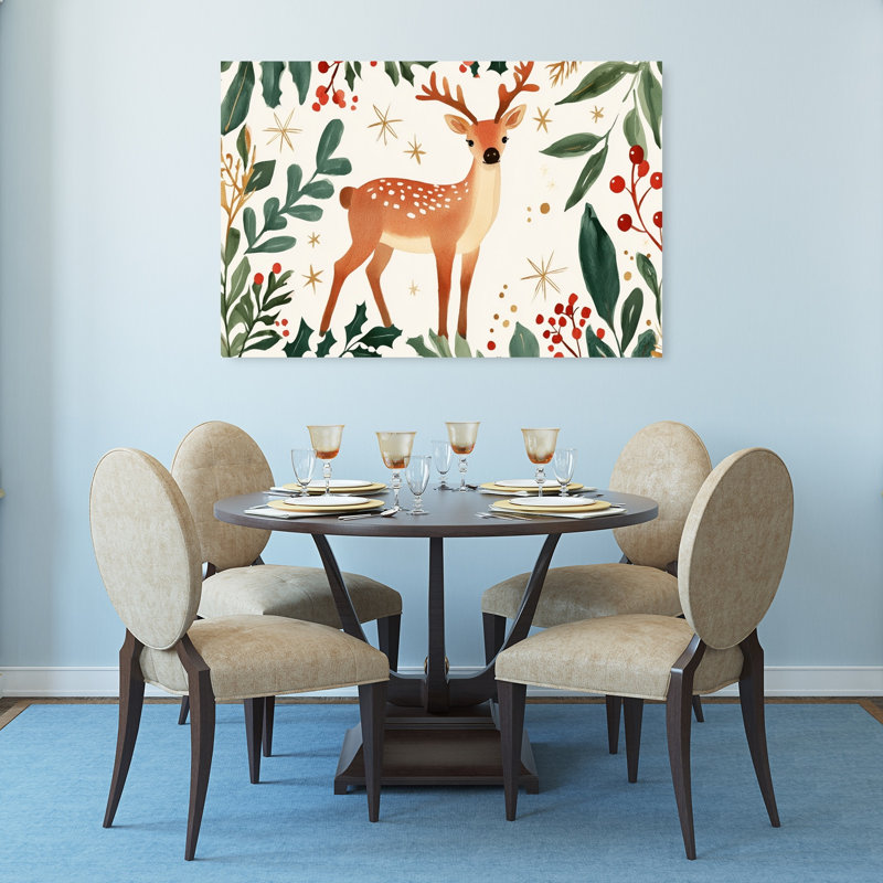 Enchanted Forest Deer, H 32 po x l 48 po