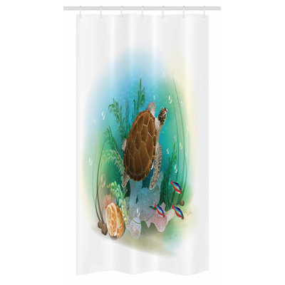 Shower Curtain with Hooks Included