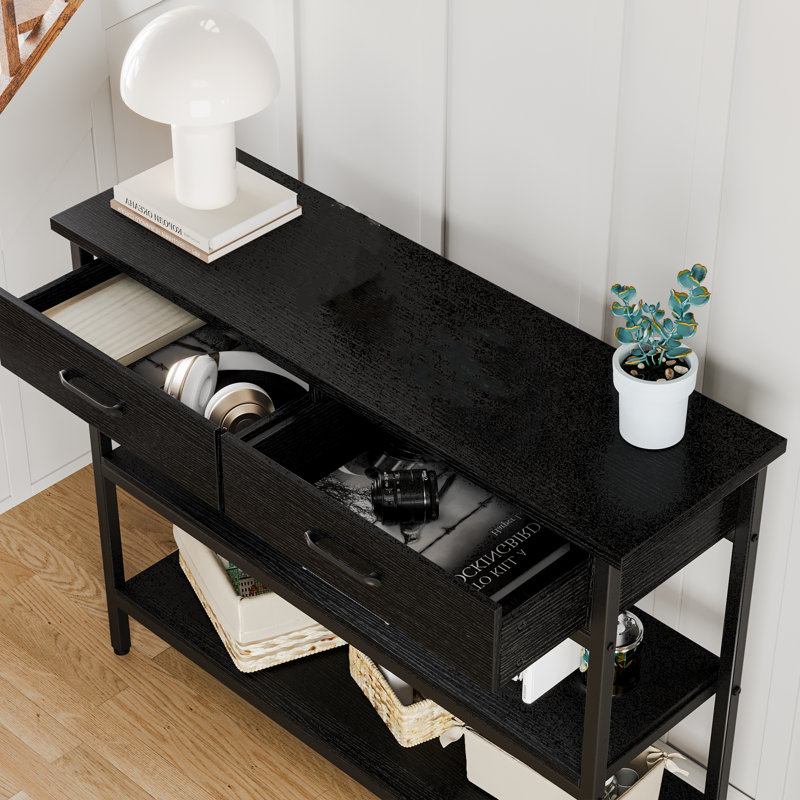 Debrah 39.5'' Console Table, Gray