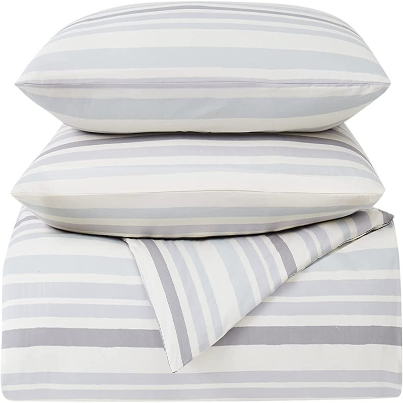 Percale Comforter Set, Full Comforter + 2 Full Shams