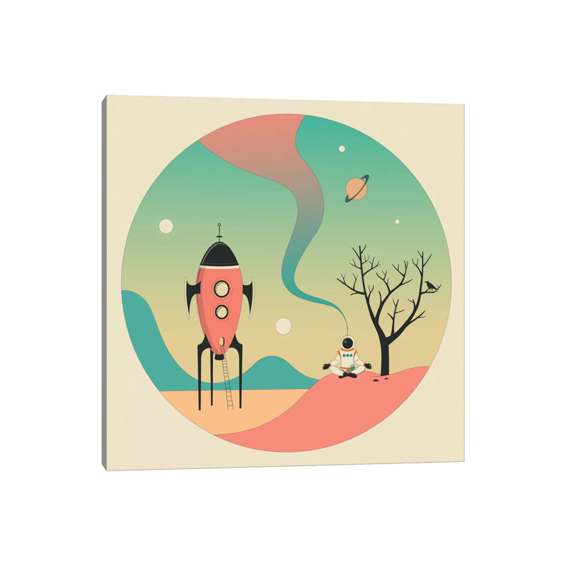 Explorez II, art encadré pour enfants, Toile tendue, H 26 po x l 26 po x P 1,5 po