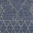 Geometric Machine Woven Area Rug in Blue-70927762