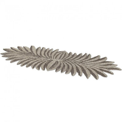 Palm Leaf Bead Table Runner