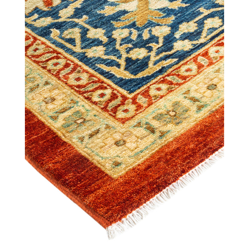 Eclectic One-of-a-Kind 18' 5" X 12' 5" Hand Knotted Area Rug