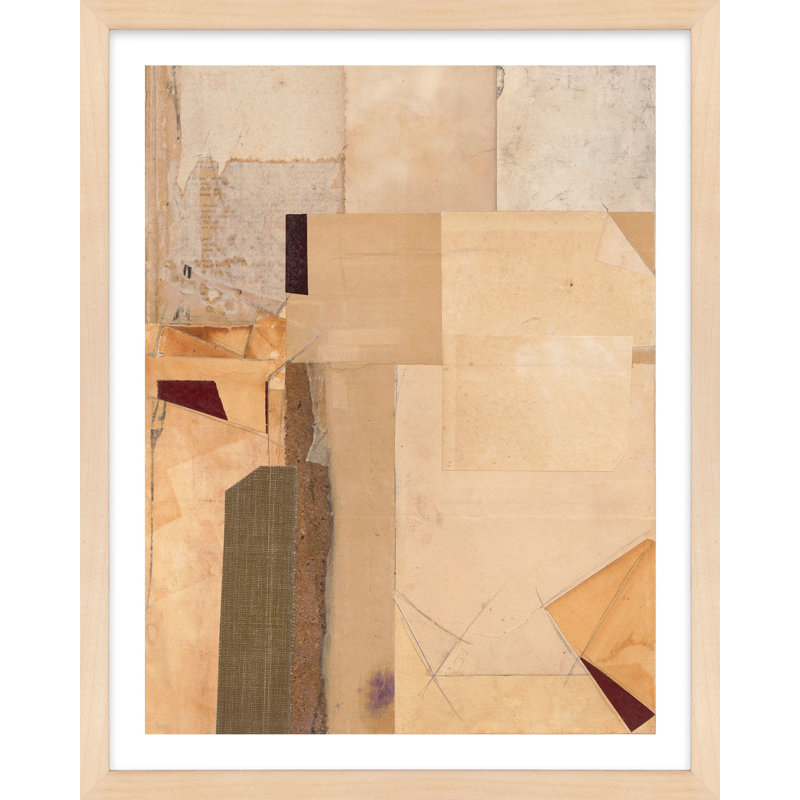 This Light and Shadow par Driftway Studio - Peinture encadrée, Cadre érable, H 20 po x l 16 po x P 1,25 po