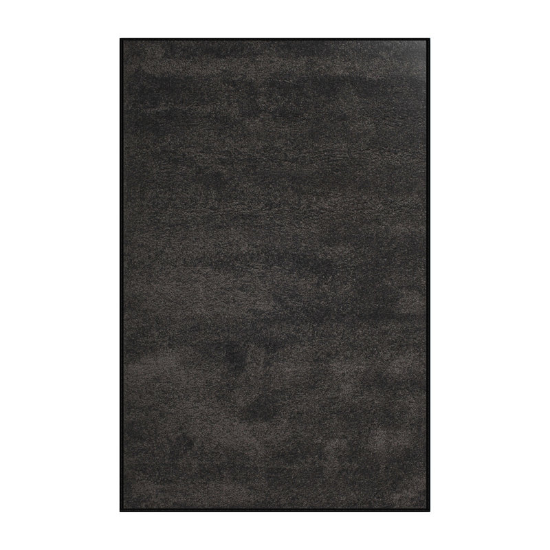 Tapis noir Alandra, Rectangle 5 pi x 7 pi