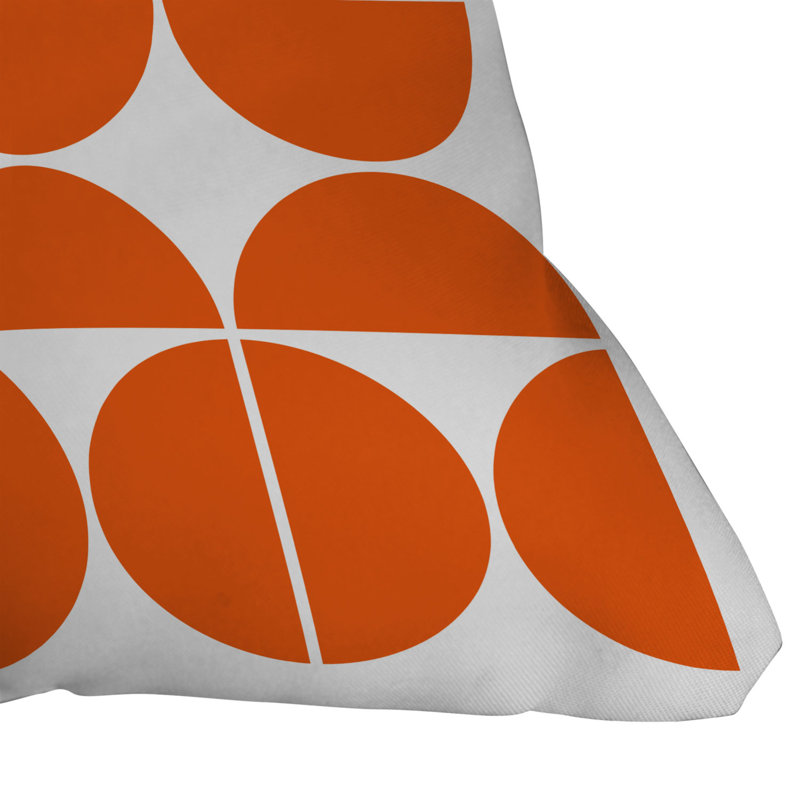 Mid Century Modern Outdoor Square Pillow Cover & Insert, 18" x 18"