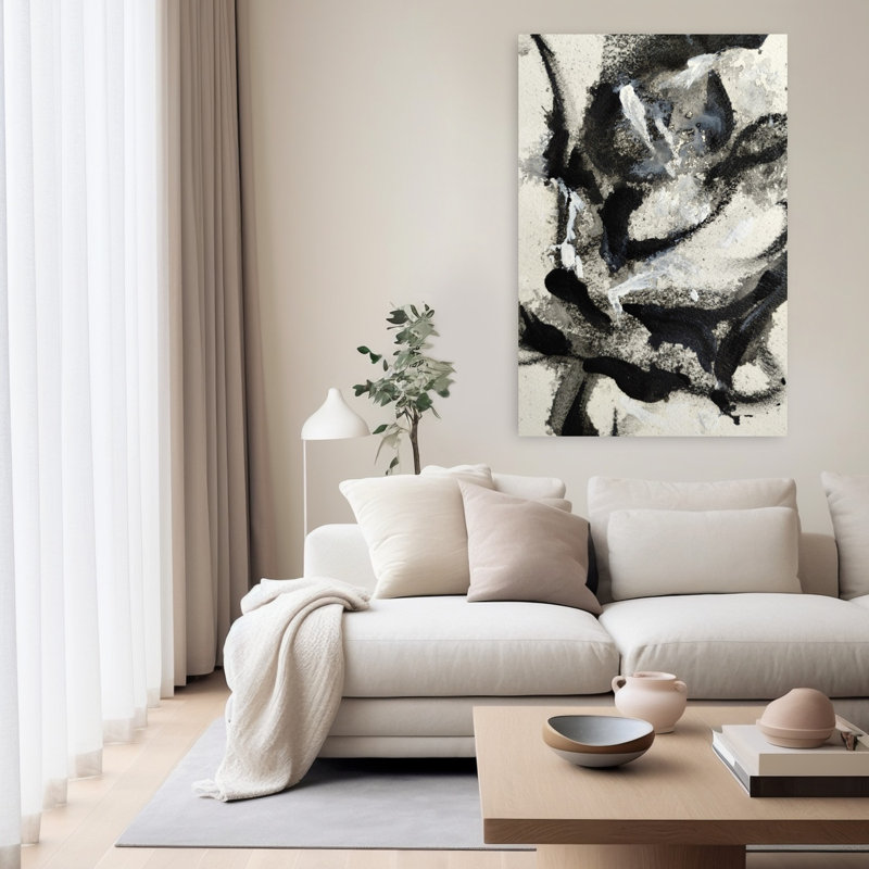 Art contemporain contemporain, H 60 po x l 40 po