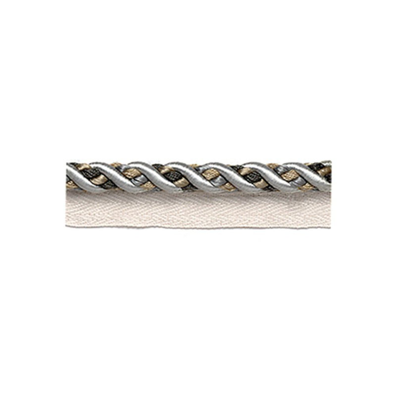 Tissu en mélange de coton Lip Twist, Platinum