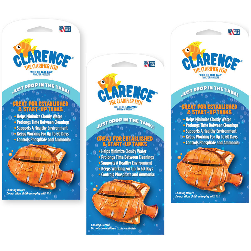 Clarificateur d'eau: paquet de 3 - Clarence, Orange