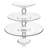 Libbey Selene 3-Tier Glass Footed Server Set