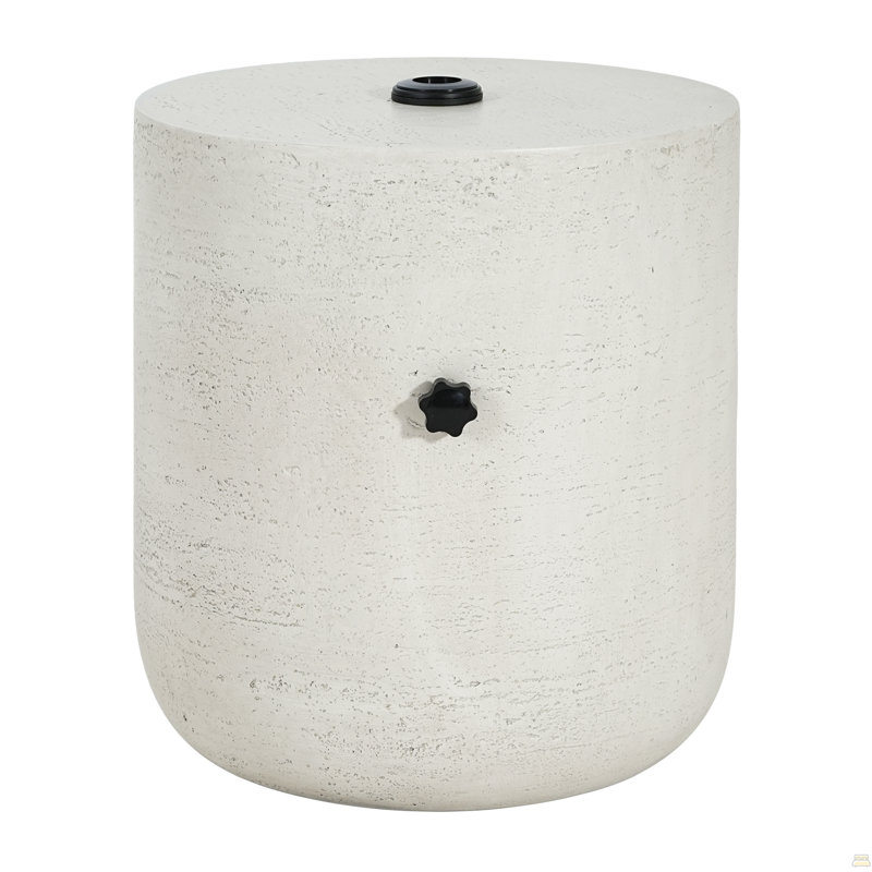 Oudoor Patio Mgo Side Table Umbrella Base