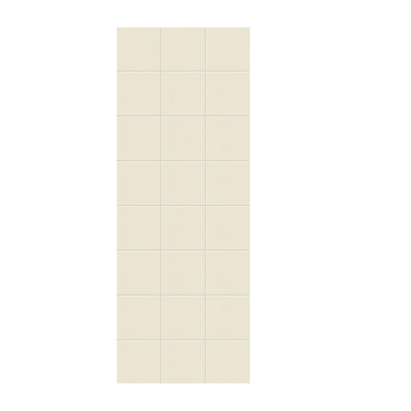 Paroi de douche à trois panneaux 96 "x 36" x 0,25 "Solid Surface, Os