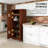 Kitchen Pantry Cabinet with Anti-Tipping Safety Strap-154693144